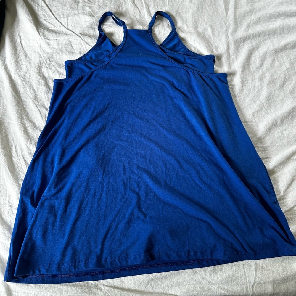 Blue Women’s Sleeveless Romper with Pockets size XL - Picture 9 of 9